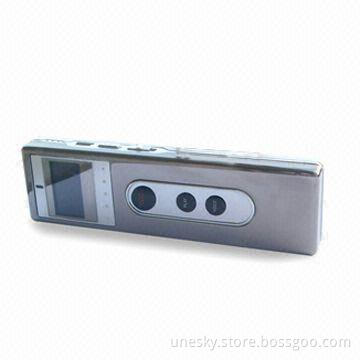 Flash MP3 Player with Recording Button and Voice Activated Feature